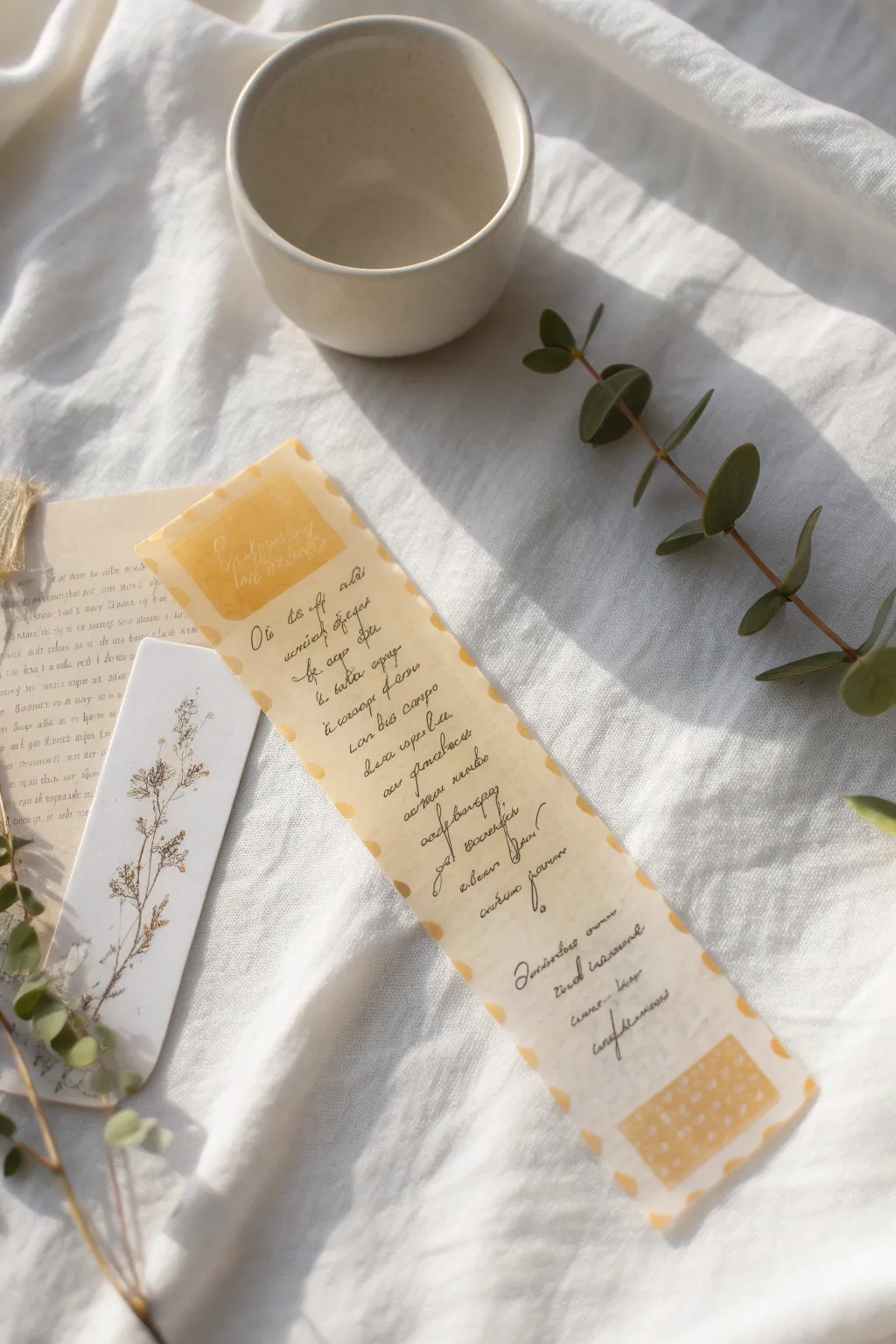 Carry your inspiration with you: a resin bookmark with embedded quotes for a touch of elegance and meaning.