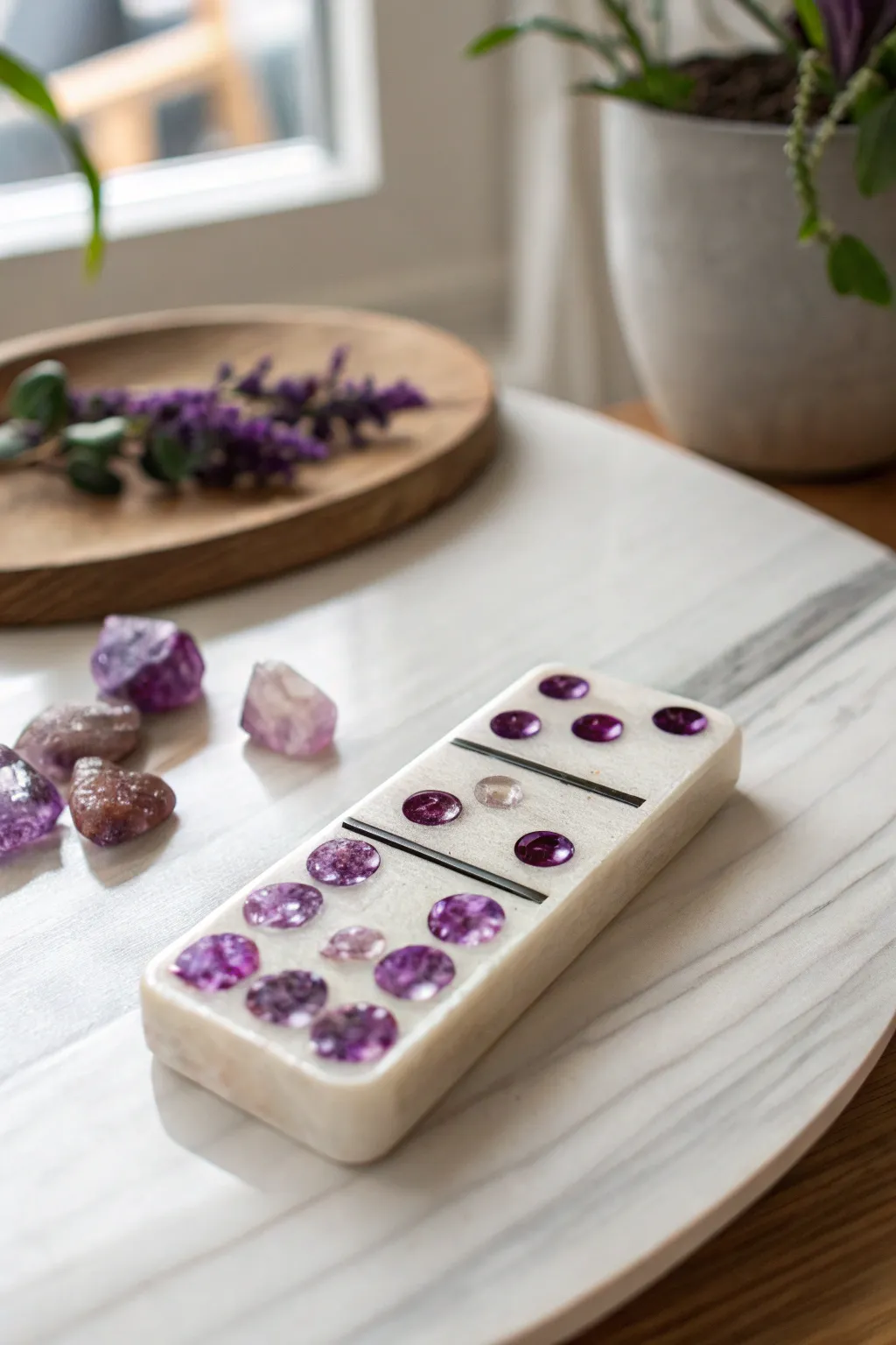 Elevate your game with gemstone glamour in every domino.