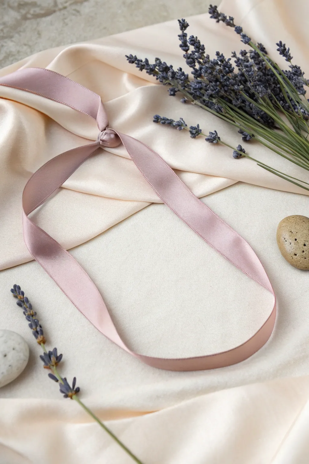 Elegance in Simplicity: Discover the beauty of a minimalist ribbon necklace.