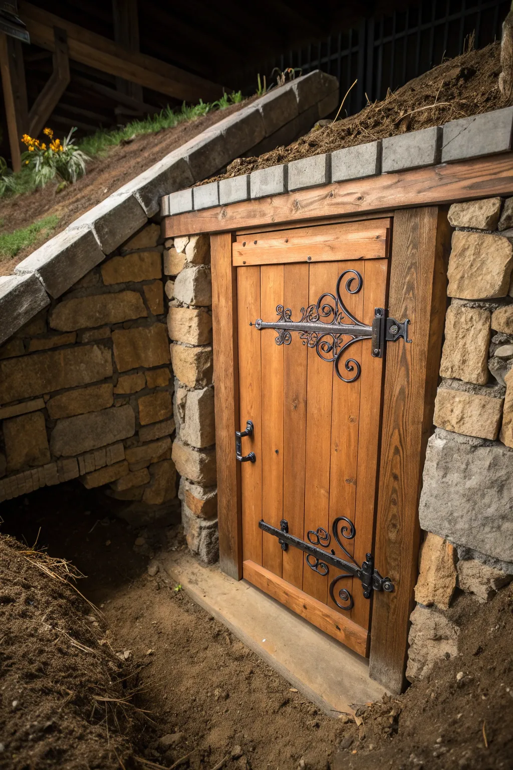 Transform your crawlspace into a stunning root cellar with expert craftsmanship and bold design.