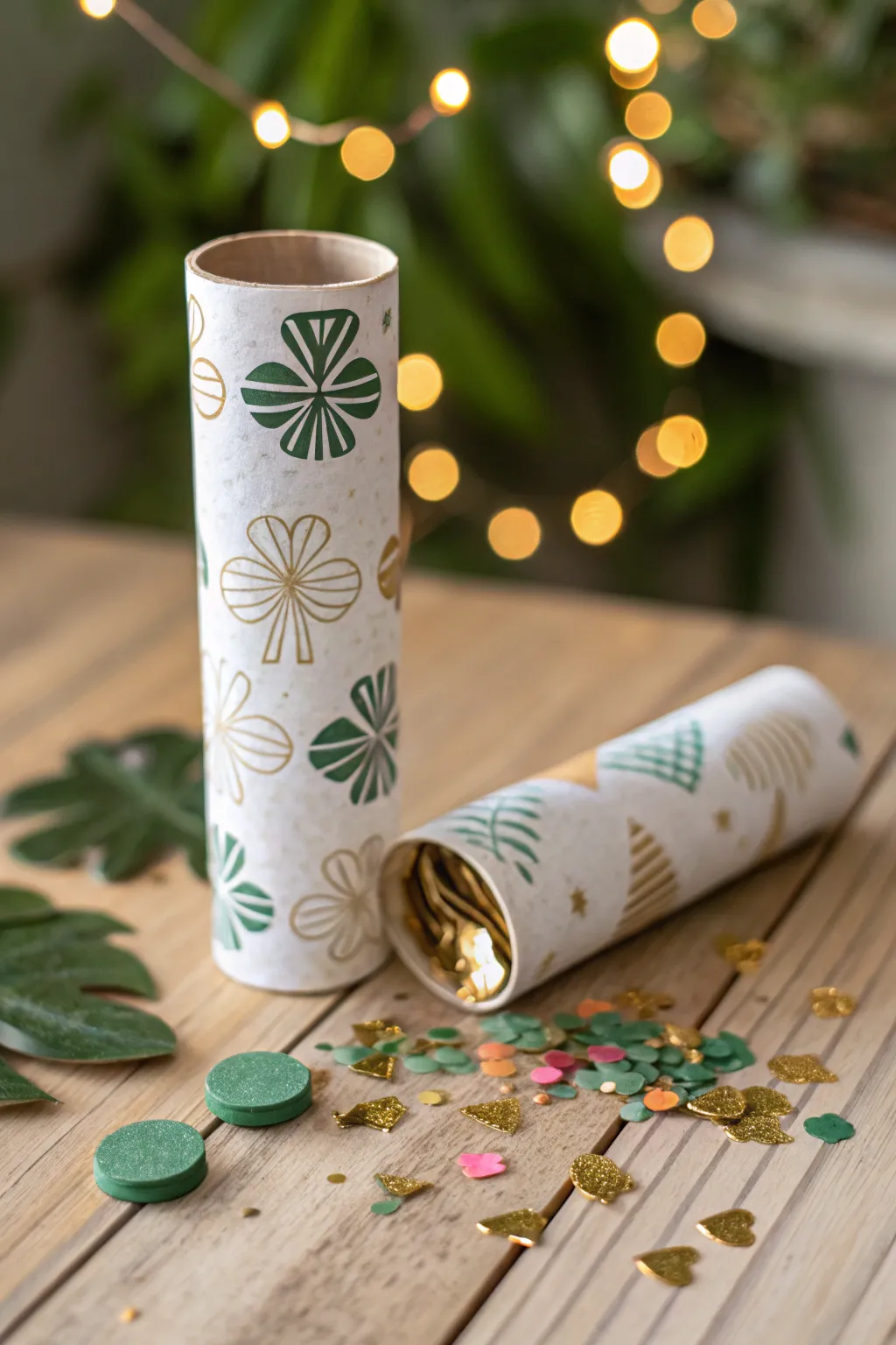 Create a sprinkle of joy with these charming Lucky Confetti Poppers, perfect for your St. Patrick's Day celebration!