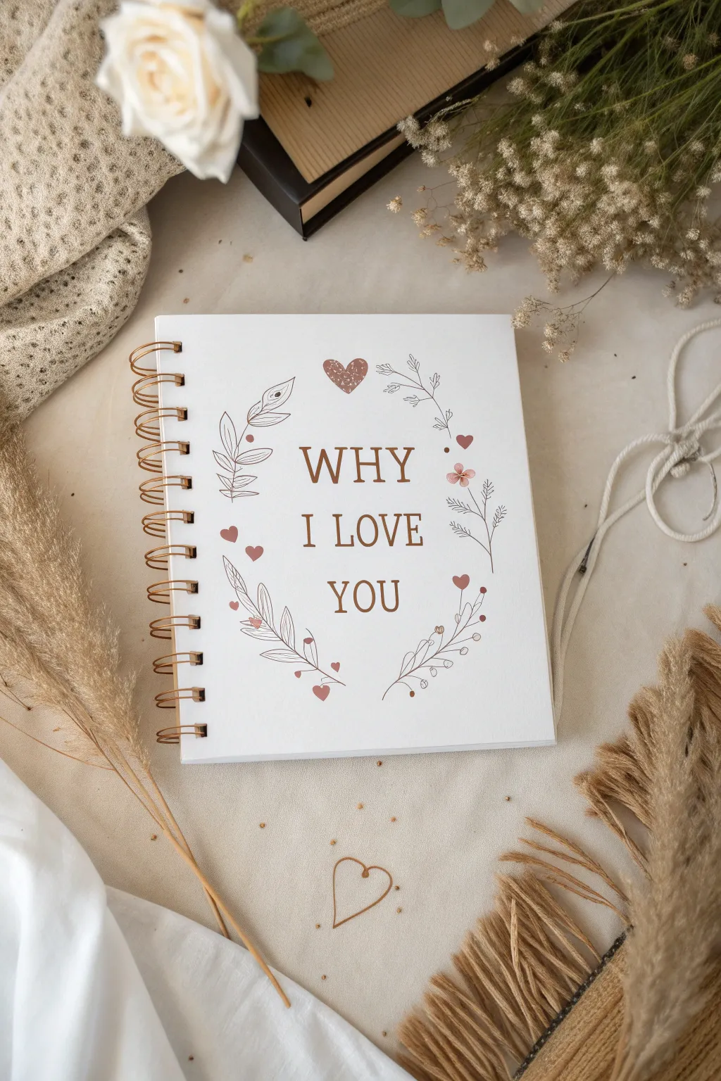 Capture your love story with simplicity and charm in this beautifully crafted scrapbook page.