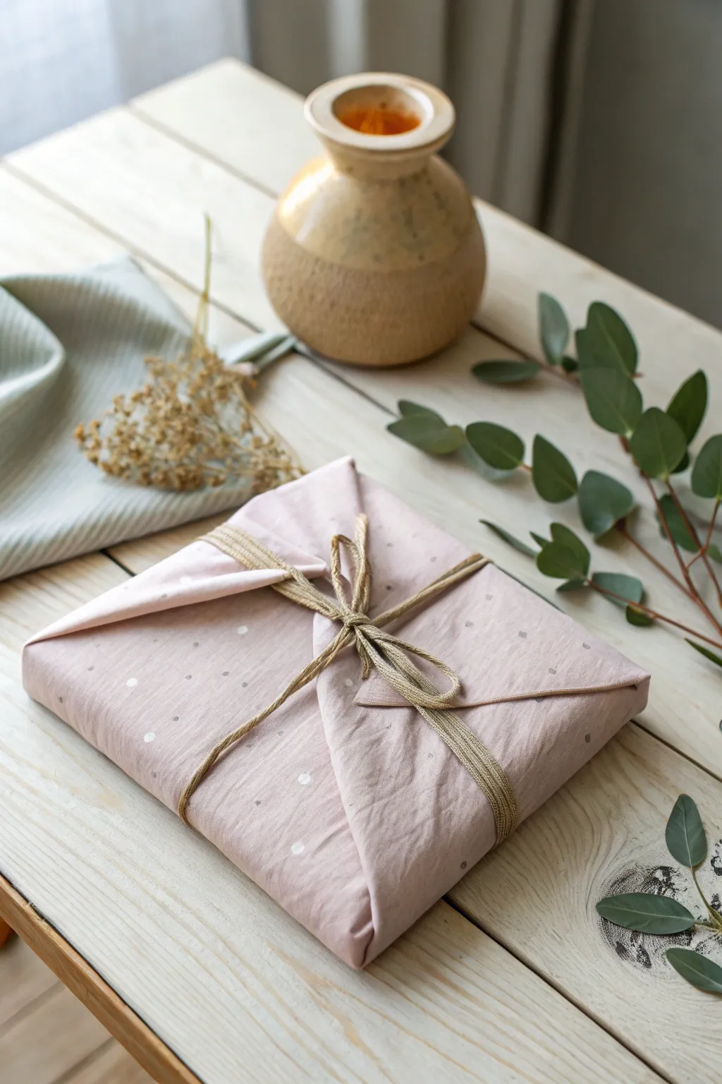 Elevate your gift-giving with a chic diagonal fold wrap. Simple, stylish, and oh-so-surprising!