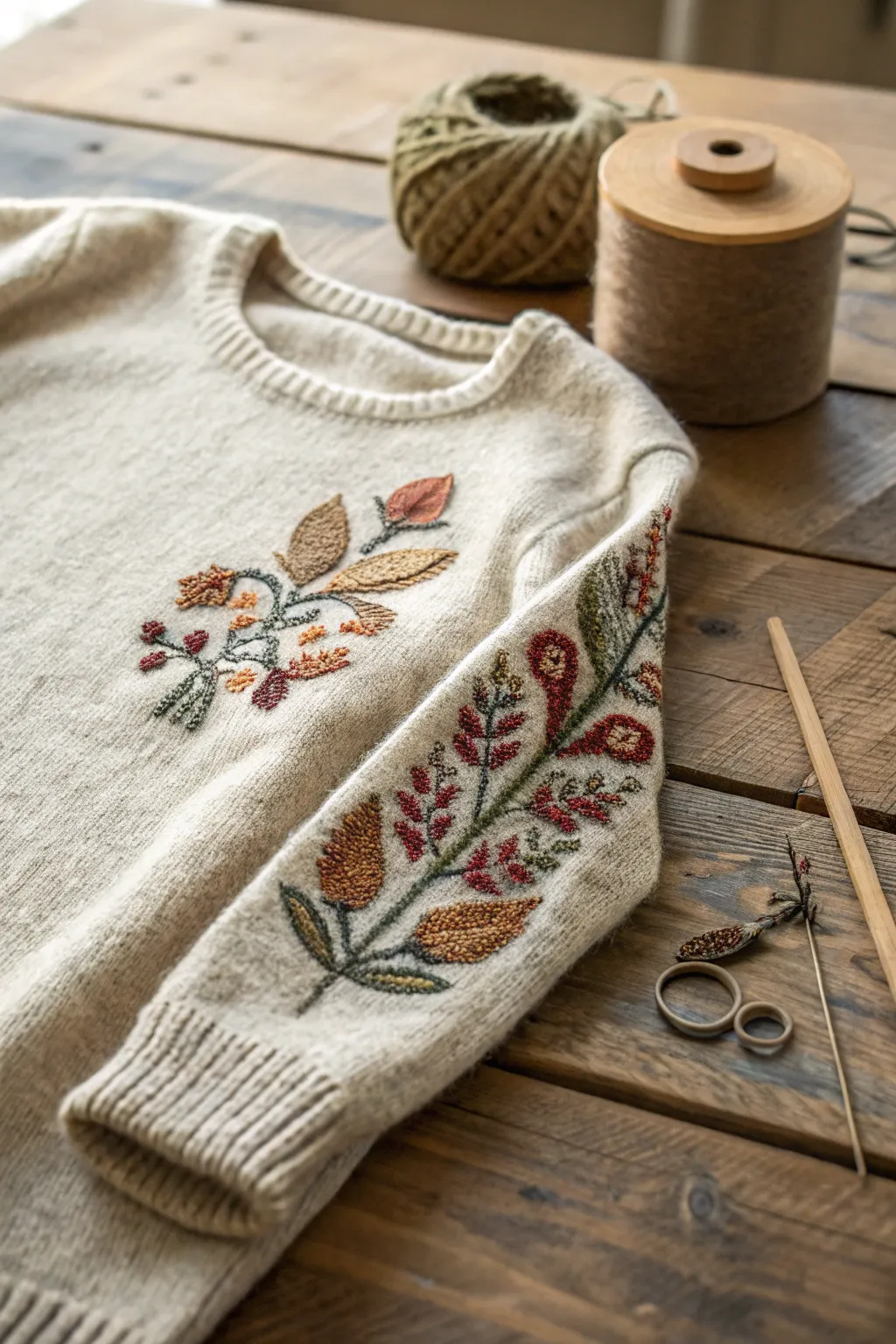 Transform your wardrobe with artistic mending - where style meets simplicity.