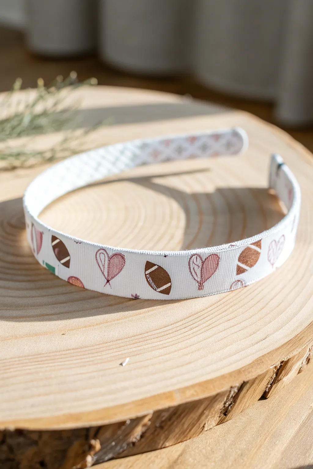 Craft your own game day charm with these delightful paper football headbands!
