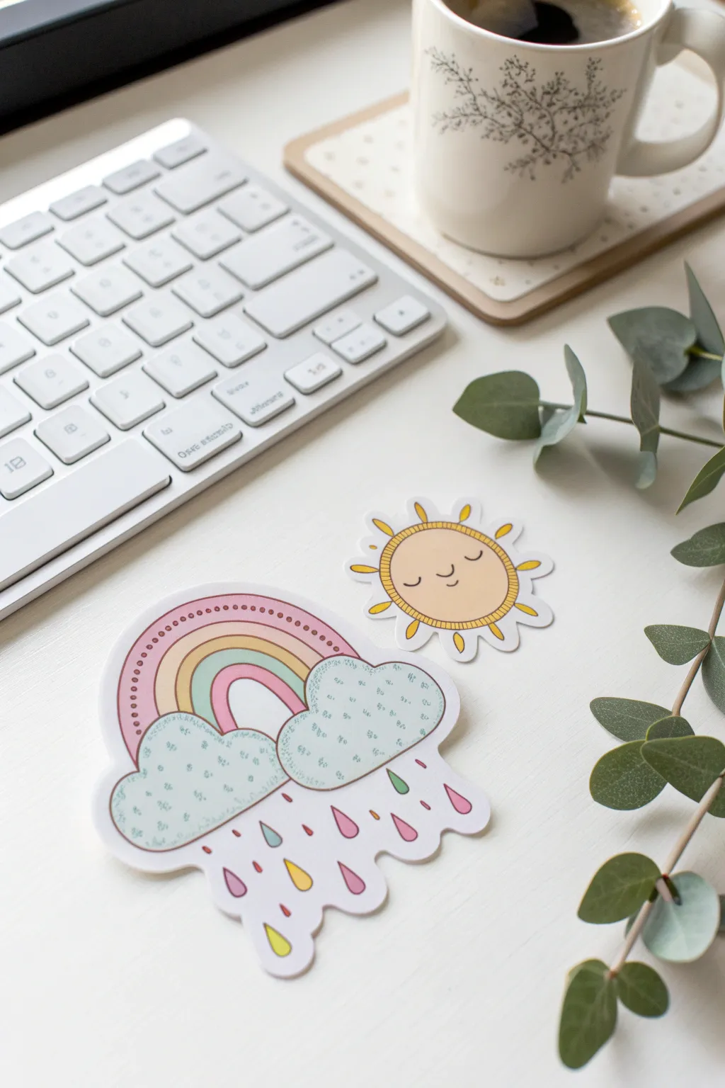 Forecast your day with a touch of whimsy and elegance! ☁️🌿