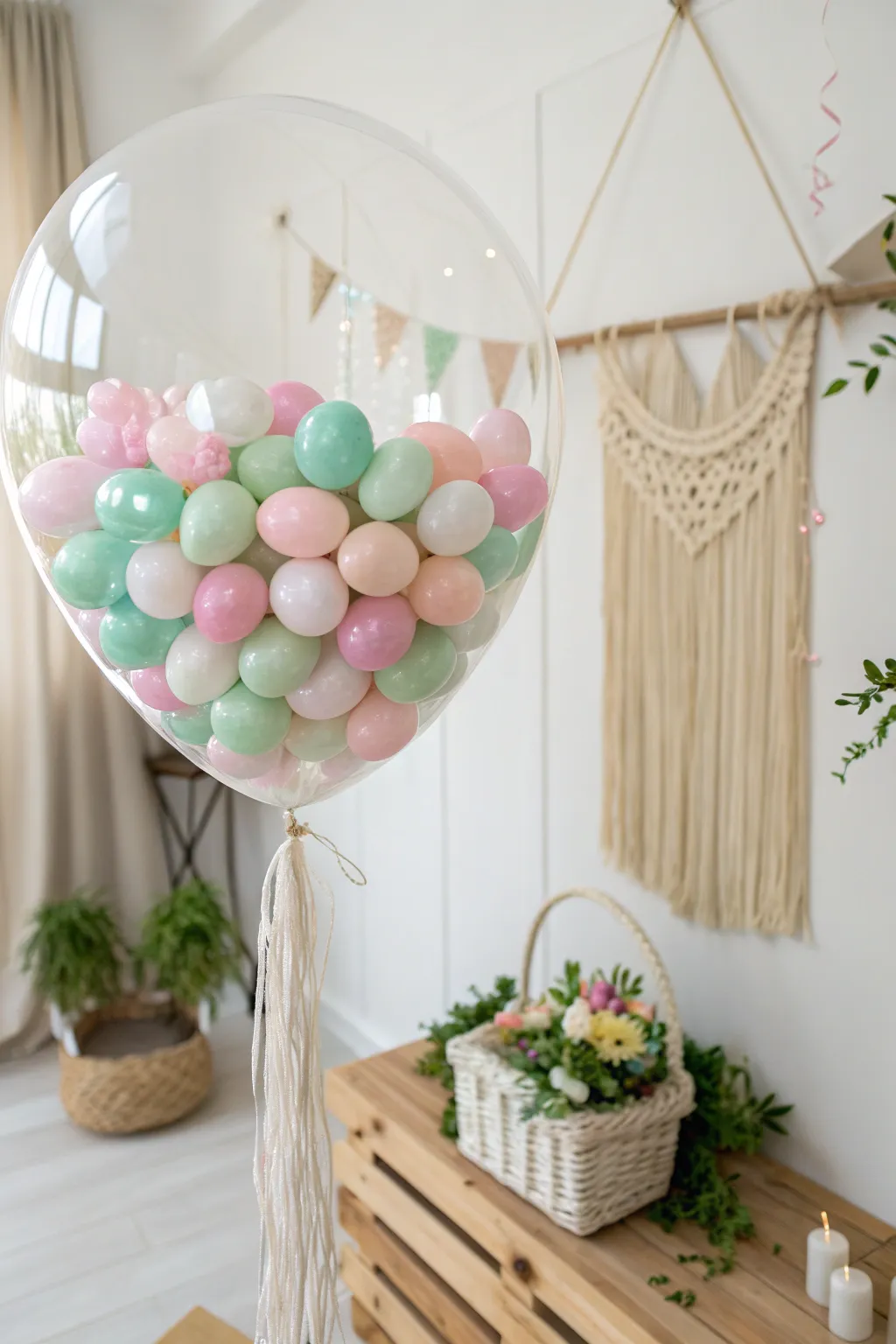 A sweet surprise in style: Indulge in the charm of candy-filled balloons.