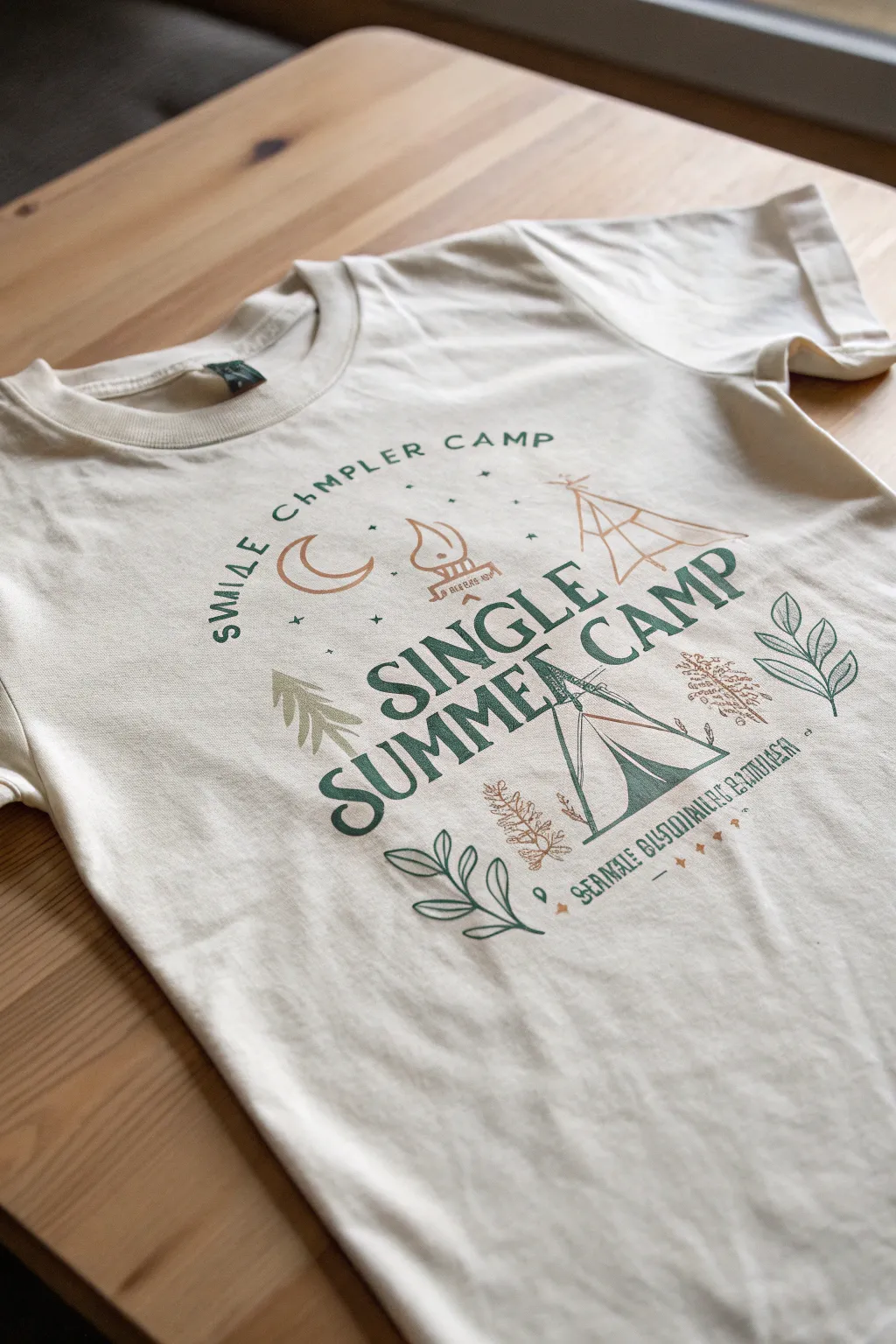 Elevate your summer camp style with a t-shirt that blends vintage charm and modern flair. Discover the beauty in simplicity and craftsmanship.