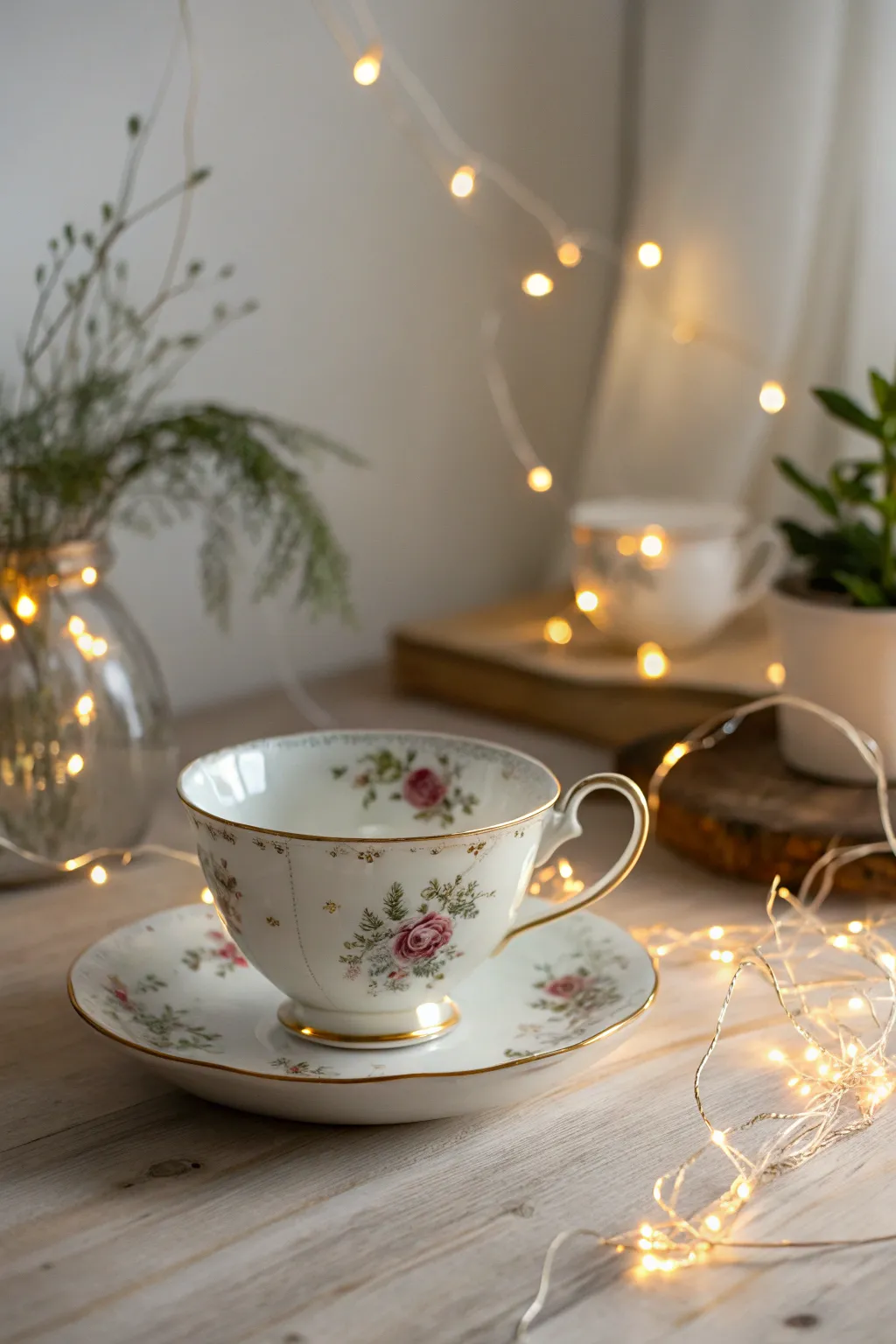 Illuminate your evenings with whimsical teacup fairy lights, perfect for adding a touch of magic to any gathering.
