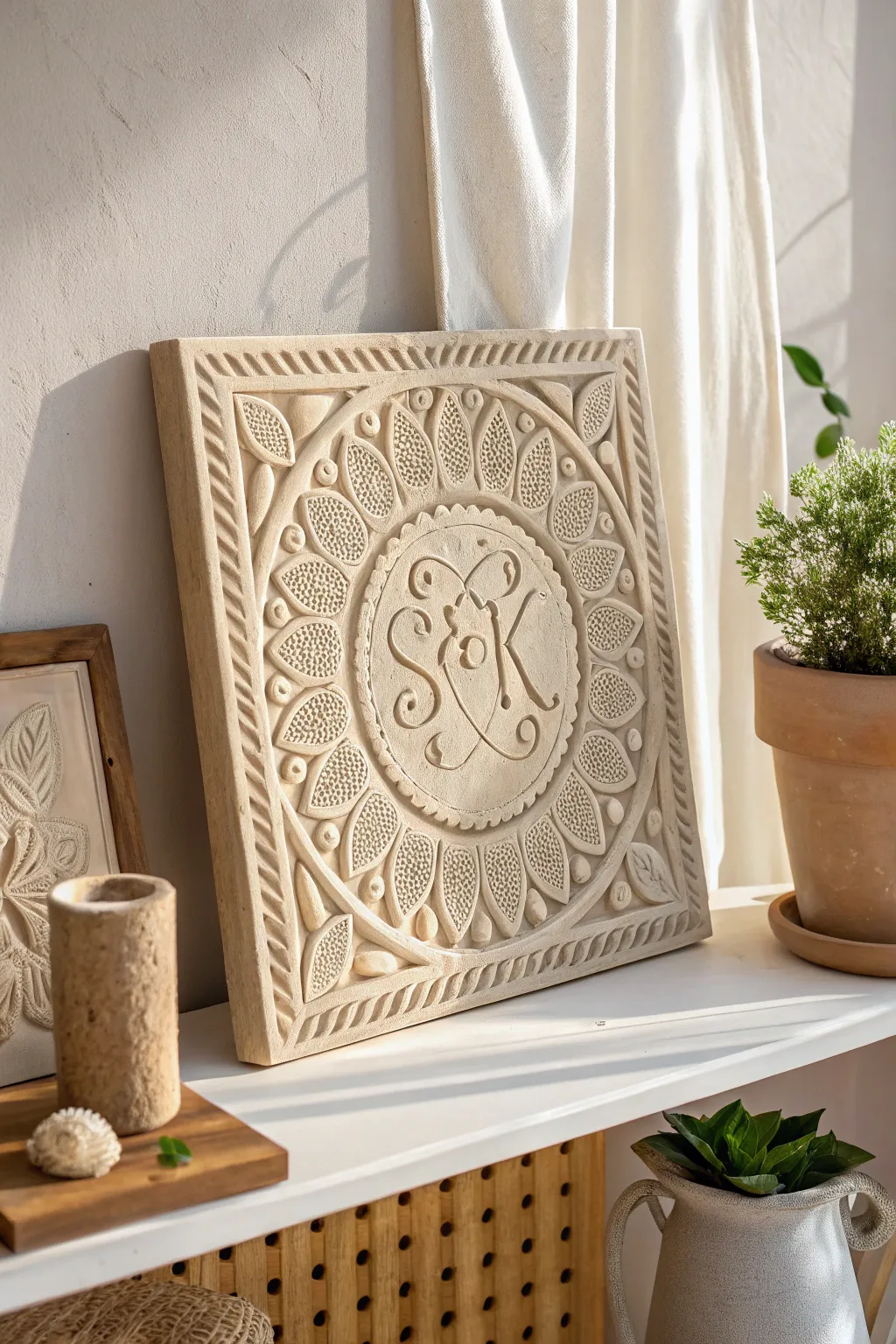 Craft Your Story: Personalized Clay Art in Minimalist Elegance