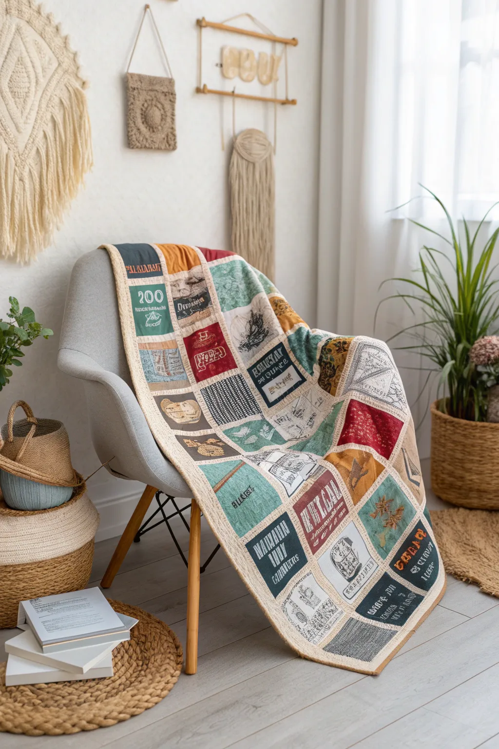 Wrap yourself in memories with this stunning ticket stub quilt, a perfect blend of past adventures and cozy craftsmanship.