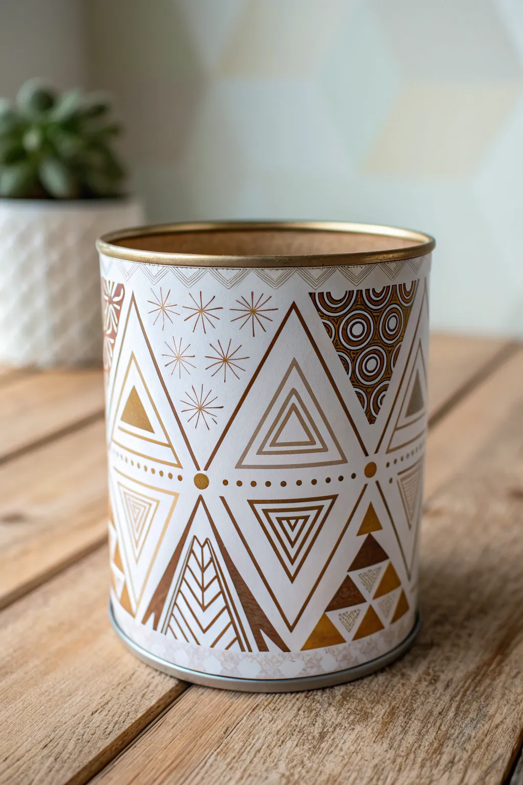 Transform ordinary into extraordinary with geometric wonders! #DIYDecor #ScandiBoho