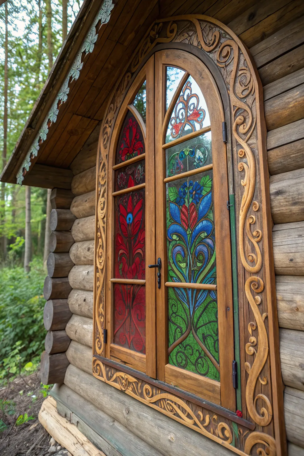 Open a window to a world of imagination with fairy tale craftsmanship.