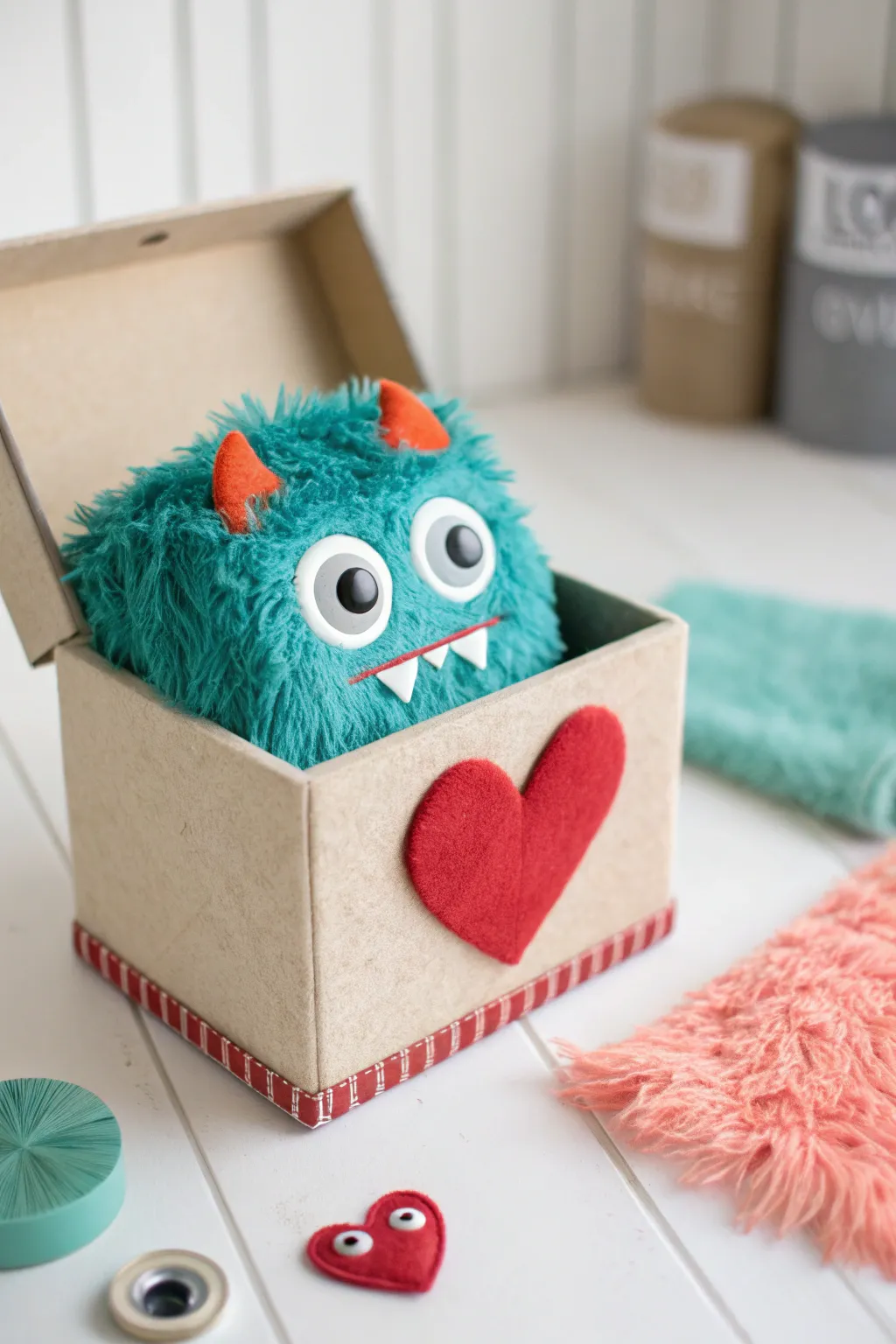 Meet your new Valentine's buddy: the friendly monster box!