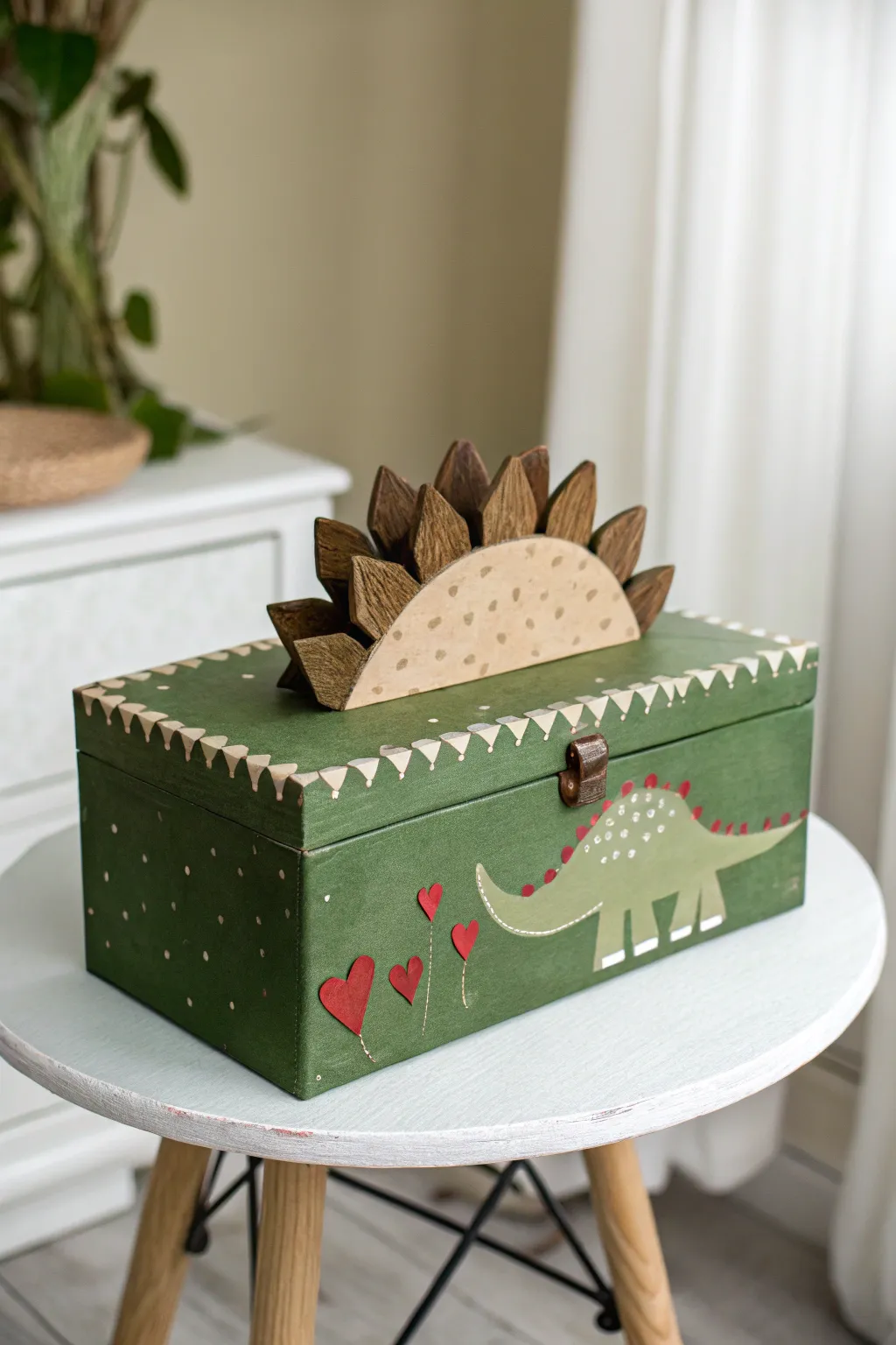 Unleash your inner craftsman with this stunning dinosaur delight – a perfect prehistoric surprise for Valentine's Day!