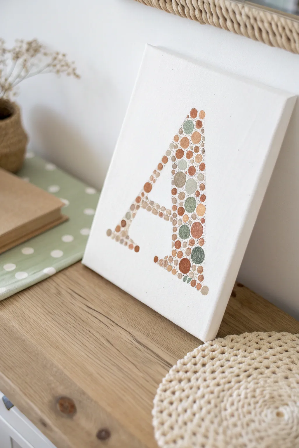 Dotted Delight: Infuse your letters with playful polka dots for a touch of whimsical charm!