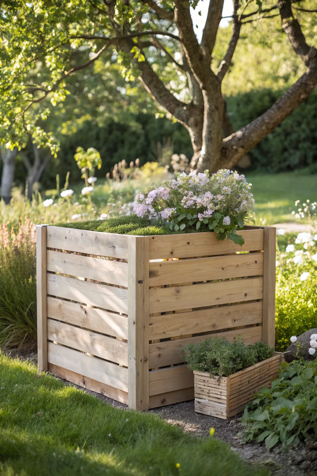 Transform your garden with a charming DIY compost bin that blends sustainability with minimalist elegance.