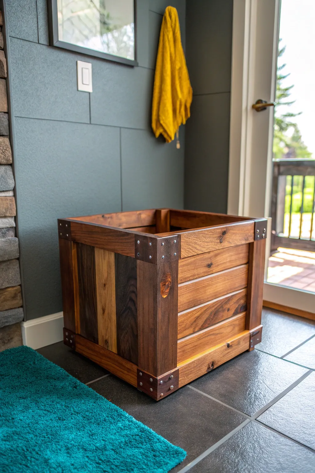 Elevate your entryway with handcrafted wooden crates for stylish and practical shoe storage.