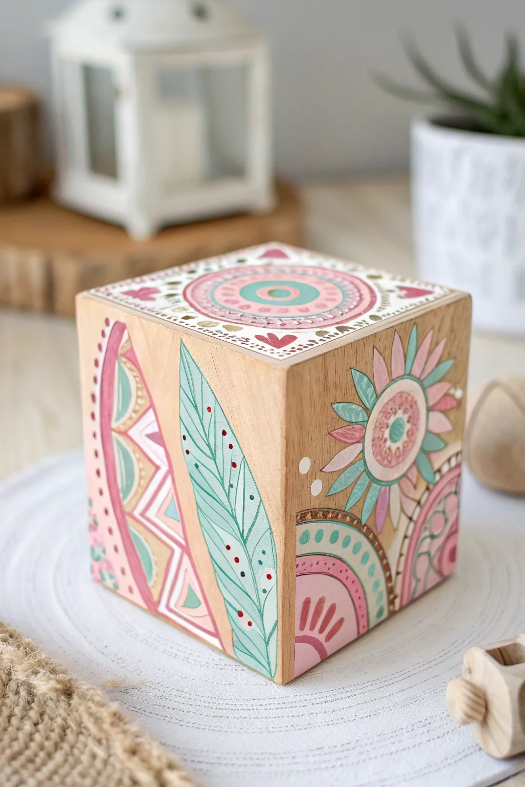 Embrace playtime with beautifully crafted stackable toy blocks, where minimalist design meets vibrant creativity.