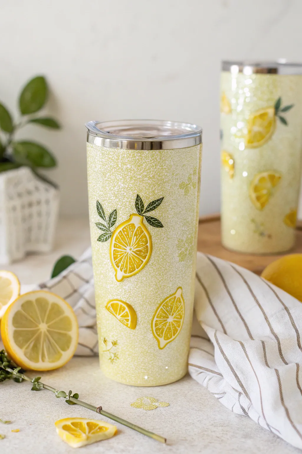 Sip into summer with a touch of glittery elegance.