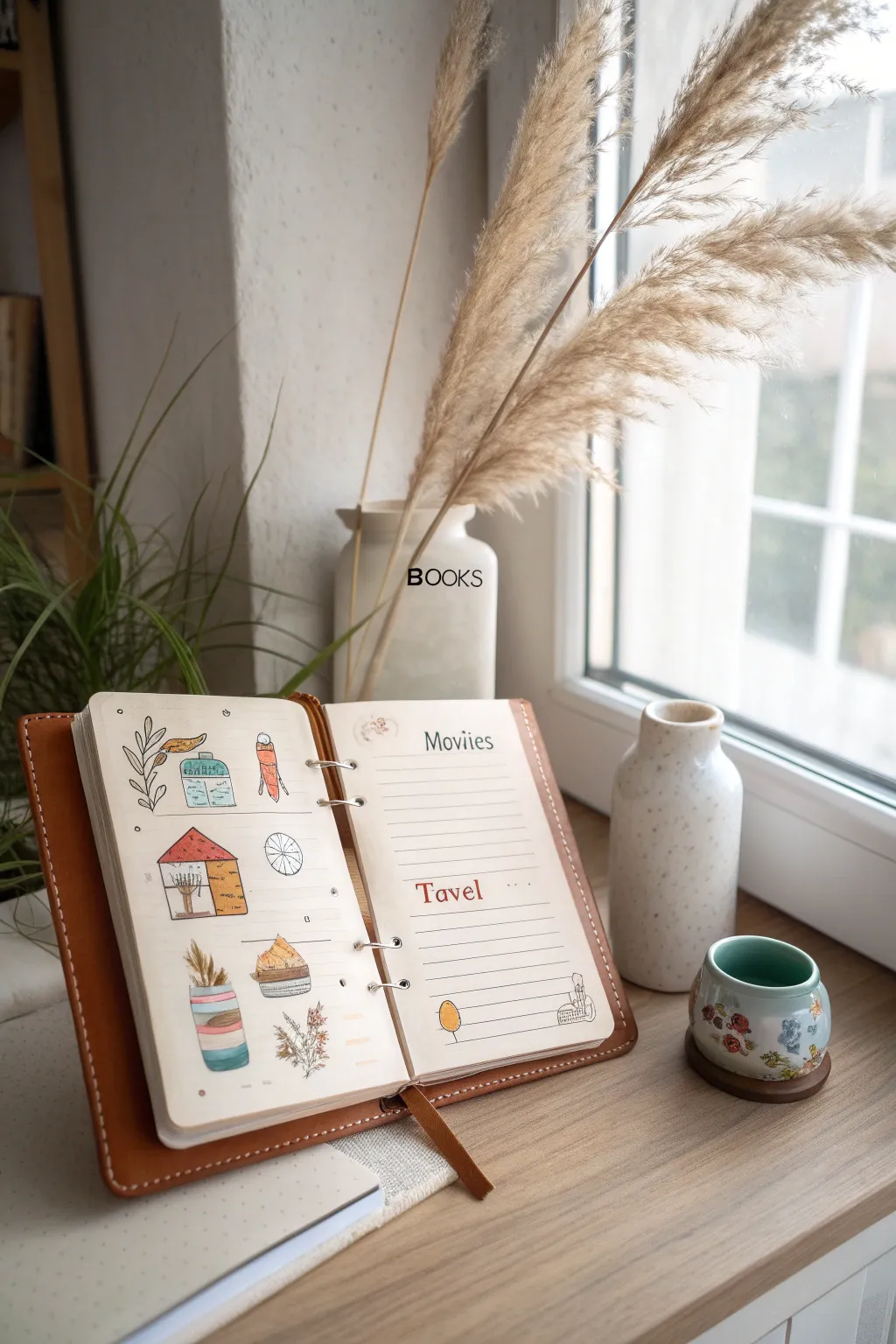 Organize your passions with elegance in a minimalist bullet journal. #CreativeCollections #ADHDJournaling