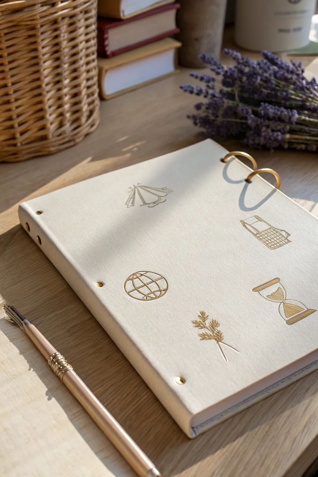 Elevate your study space with minimalist charm and academic elegance.