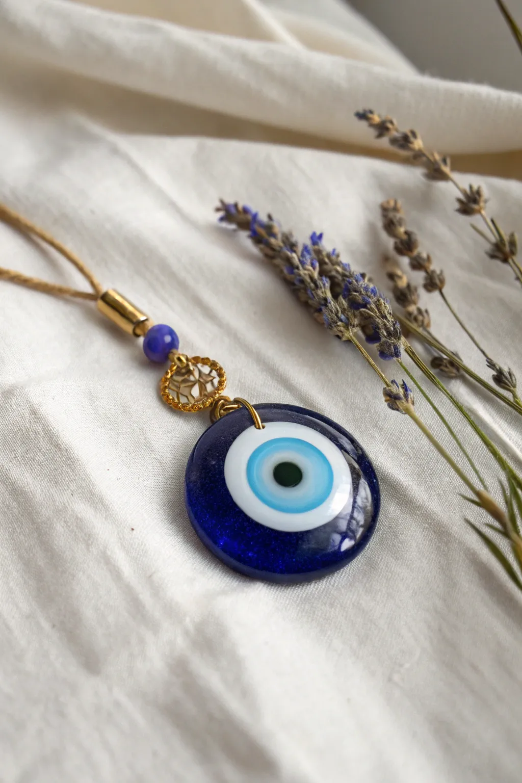 Ward off negative energy with the timeless allure of a Turkish evil eye amulet—where tradition meets minimalist elegance.