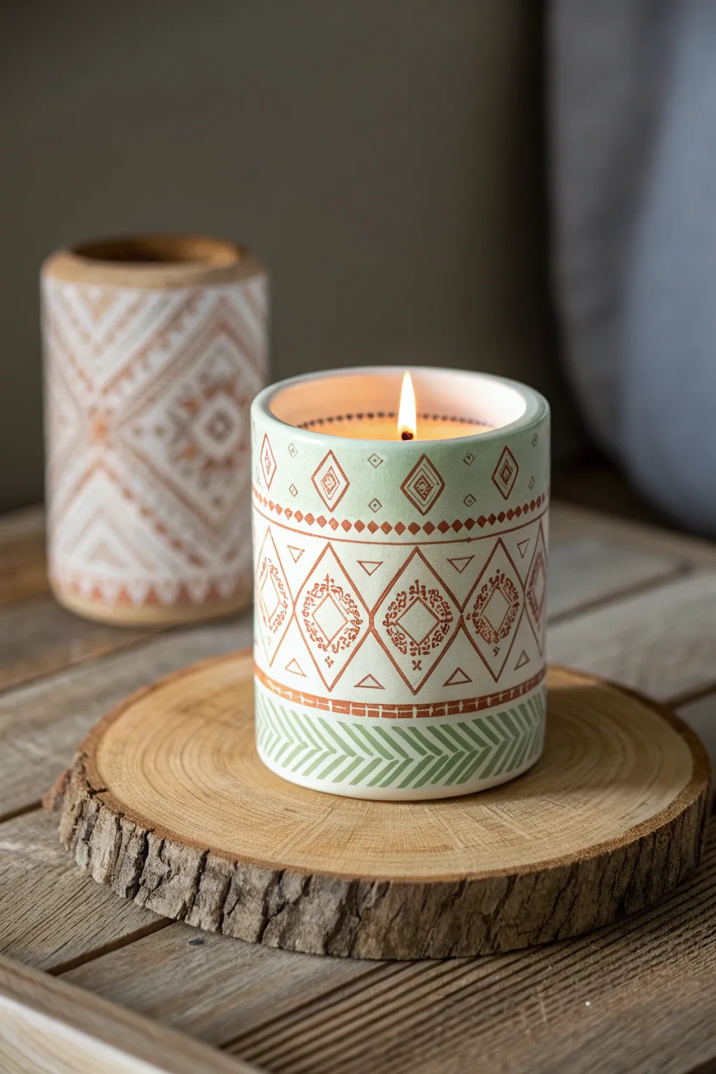 Illuminate your space with Aztec-inspired artistry. These handcrafted candle holders bring warmth and style to any room.