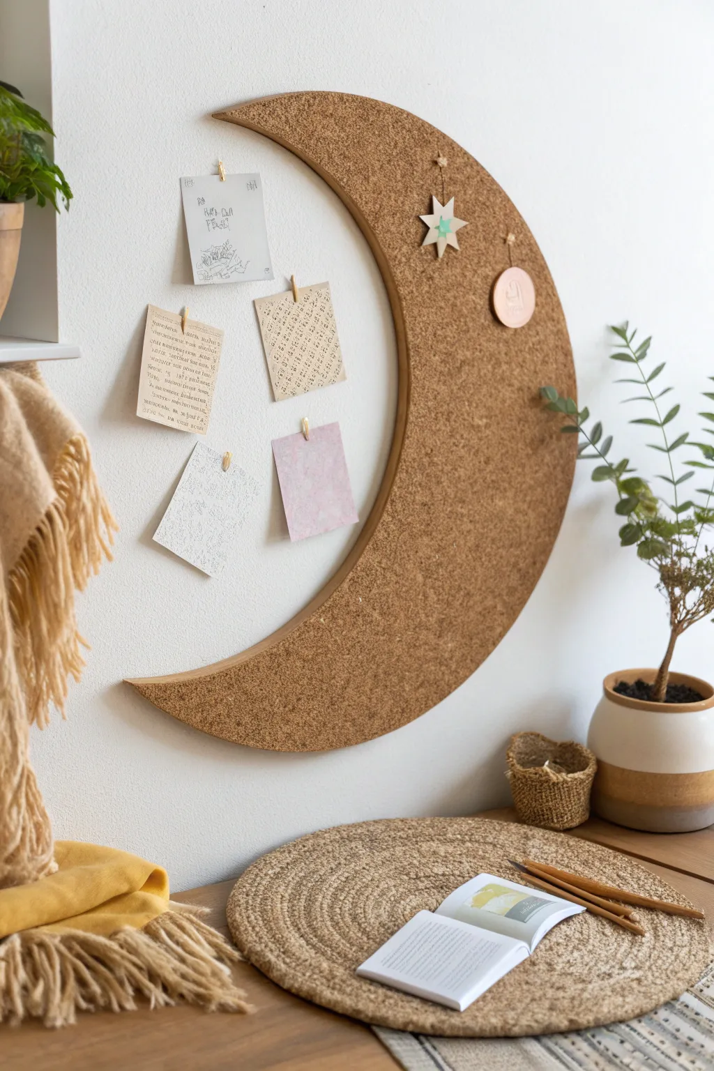 Elevate your space with a custom-cut corkboard — where creativity meets simplicity.