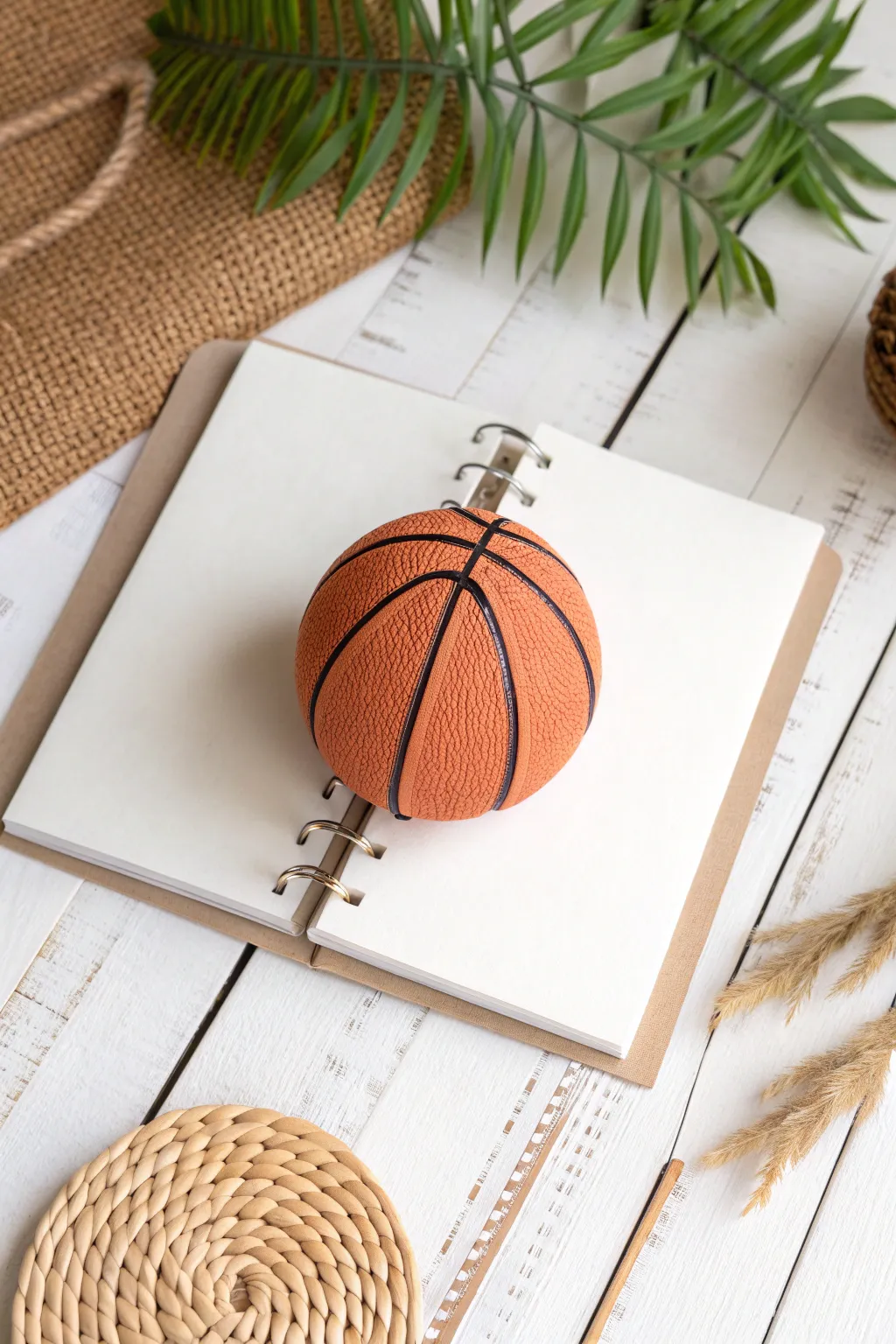 Bring your scrapbook to life with a 3D pop-up basketball element—where craftsmanship meets creativity.