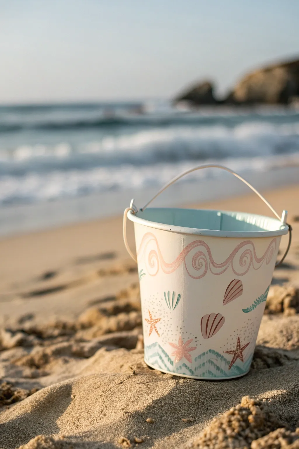 Unleash your creativity with this beautifully crafted beach bucket, perfect for young adventurers and the young at heart.