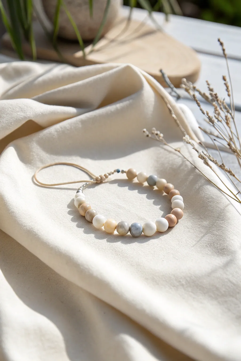 Embrace simplicity with a minimalist bead bracelet—subtle elegance for any outfit.