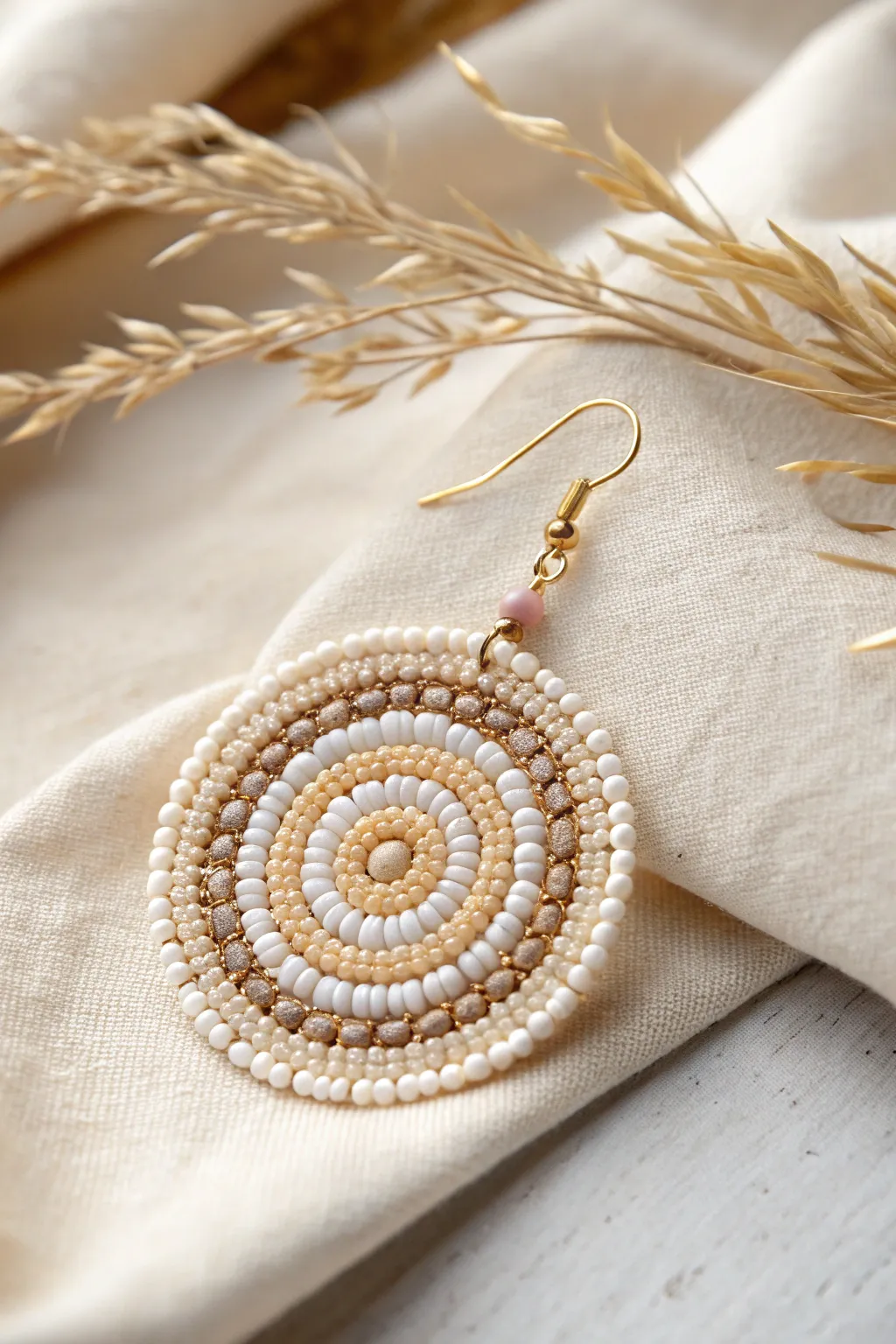 Discover the art of circular brick stitch: where craft meets elegance.