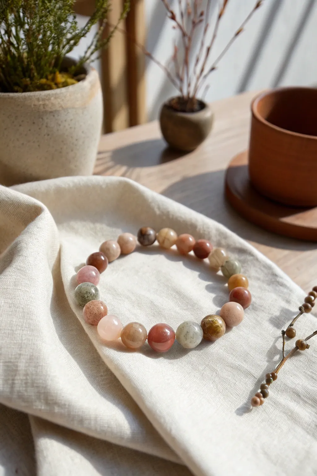 Discover the charm of the past with a vintage beaded bracelet that tells its own story.