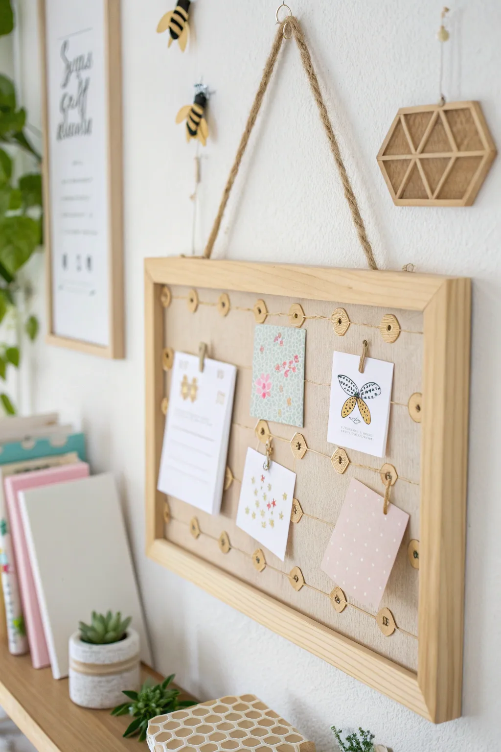 Buzz into creativity with our bee-inspired activity board, where simplicity meets natural beauty.
