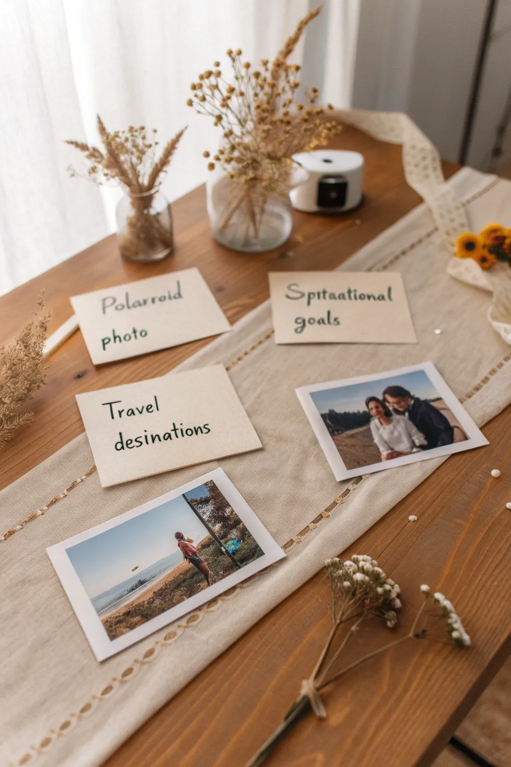 Craft your dreams into reality with a vision board that inspires every day.