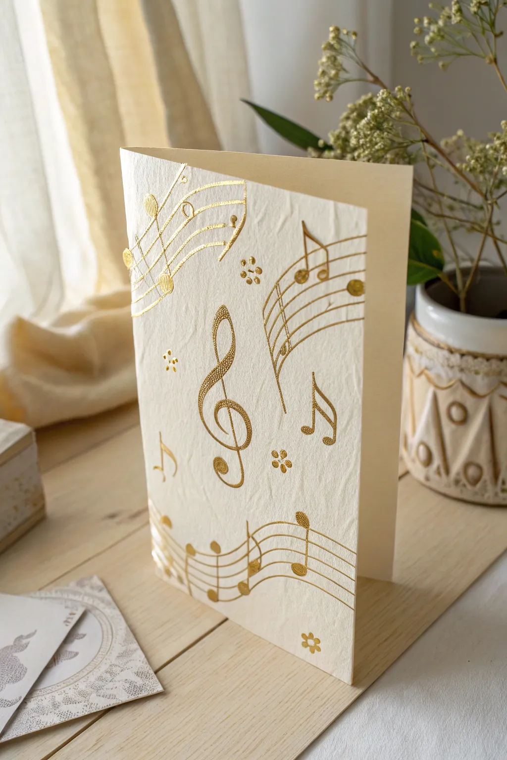 Celebrate Mom's special day with a melody of love. 🎶 #BirthdayCard #MusicLover #ScandinavianDesign