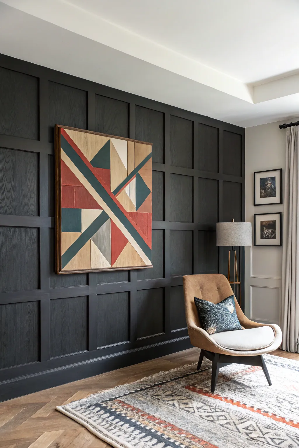 Elevate your space: Transform your board-and-batten wall into an artful masterpiece.