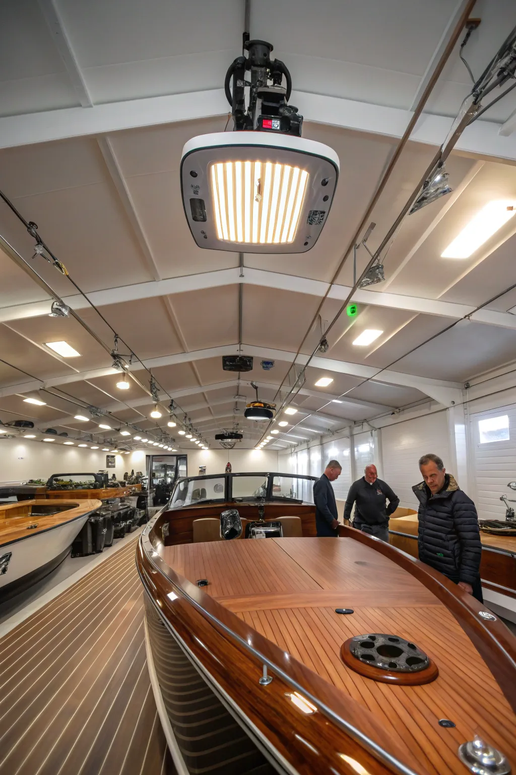 Elevate your boat shed with smart lighting for ultimate convenience and style.