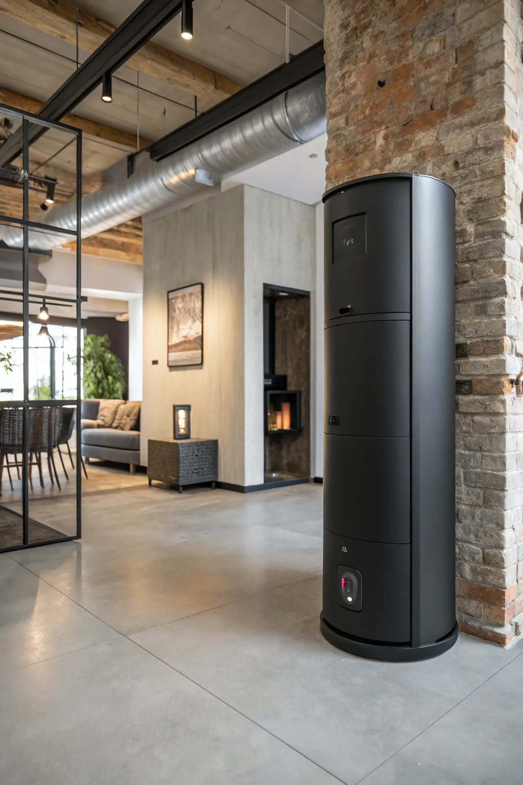 Elevate your space: Transform your boiler into a chic room divider.