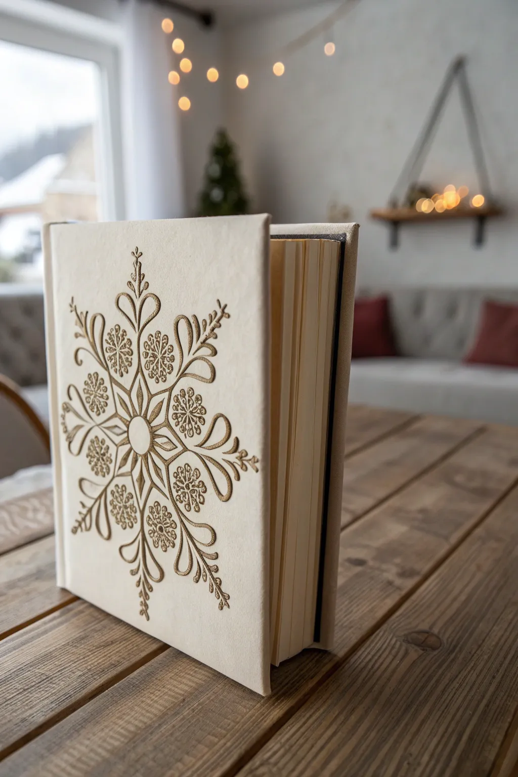 Add a touch of seasonal charm to your books with a beautifully crafted snowflake embosser.
