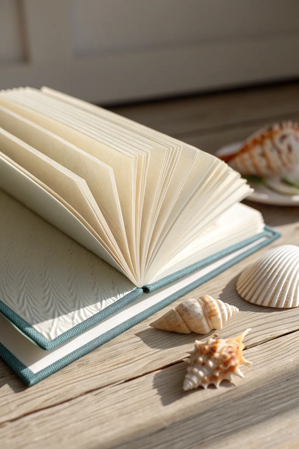 Bring the tranquility of the ocean indoors with these stunning wave-inspired book folds. A perfect blend of minimalism and boho charm.