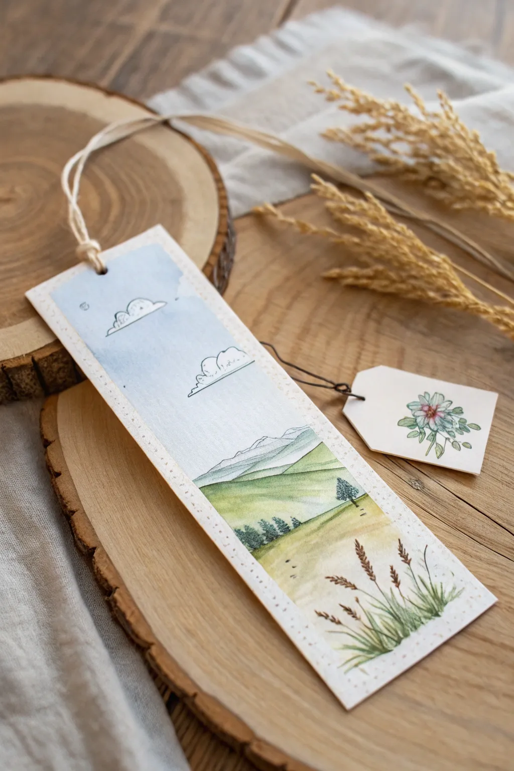 Bring the tranquility of nature to your reading with this beautifully crafted, minimalist bookmark.