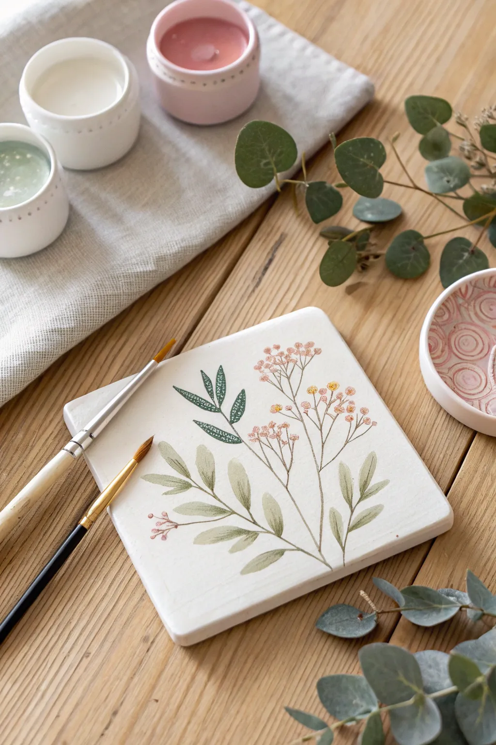 Craft your perfect coaster: A touch of artistry and elegance for your bridal shower.