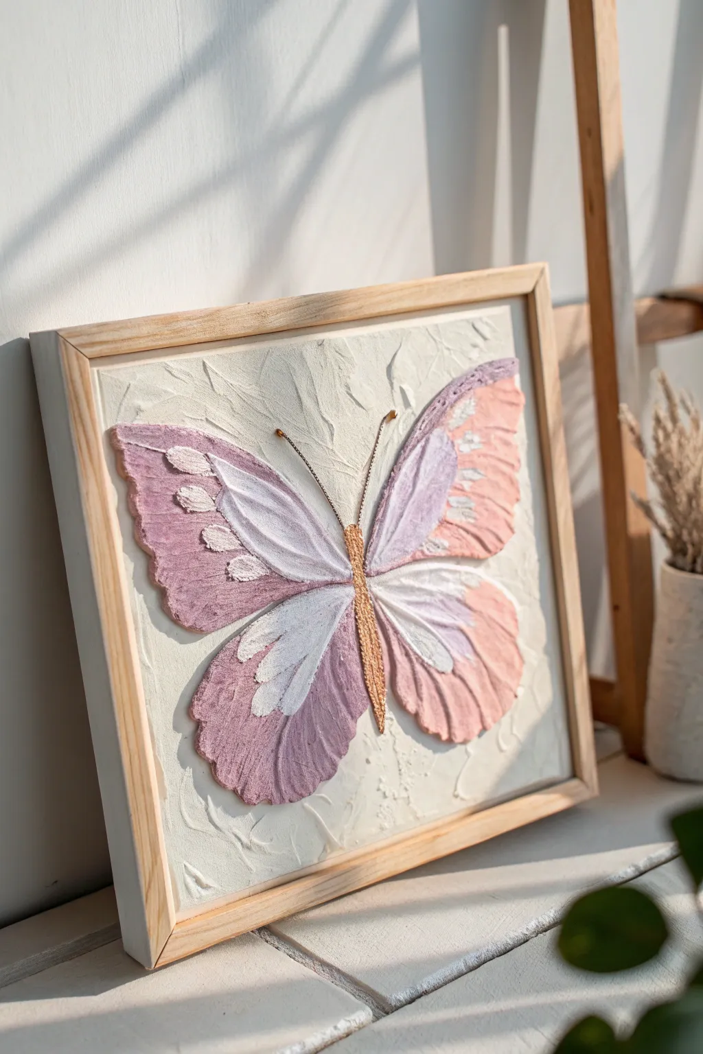 Elevate your space with textured butterfly art that flutters with sophistication and charm.