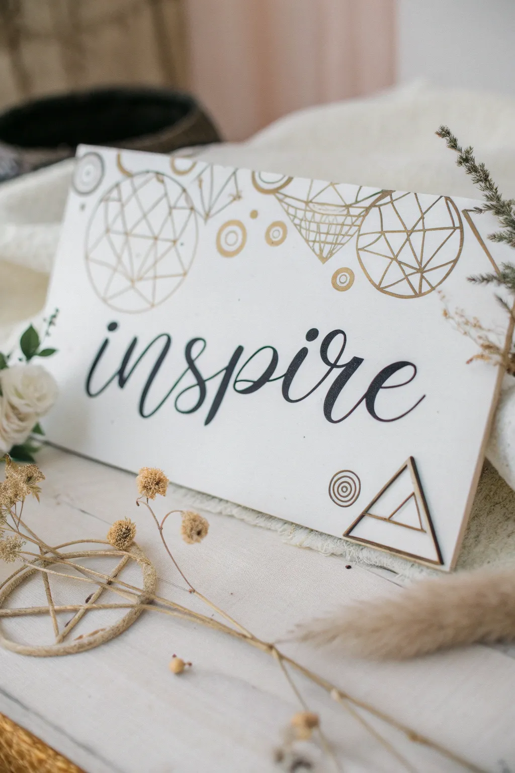 Unleash your creativity with geometric-inspired calligraphy. Blend tradition and modern design for stunning results!