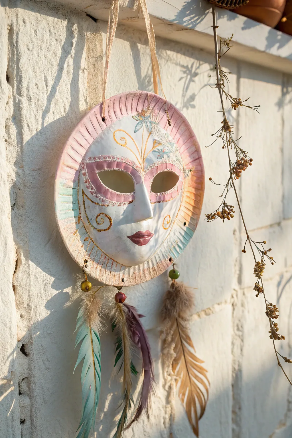 Unleash creativity with these charming paper plate masks, perfect for little artists!