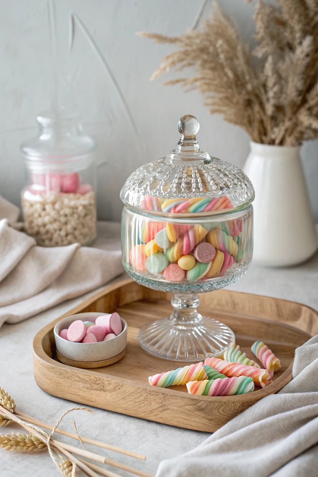 Capture the charm of yesteryears with a vintage candy display that delights the senses and warms the heart.