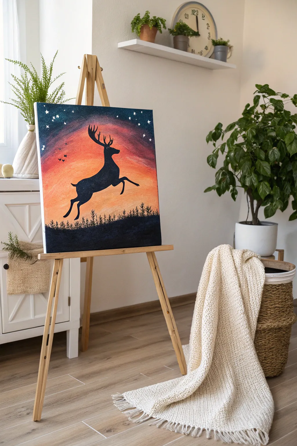 Capturing the essence of nature with minimalist elegance and vibrant flair.