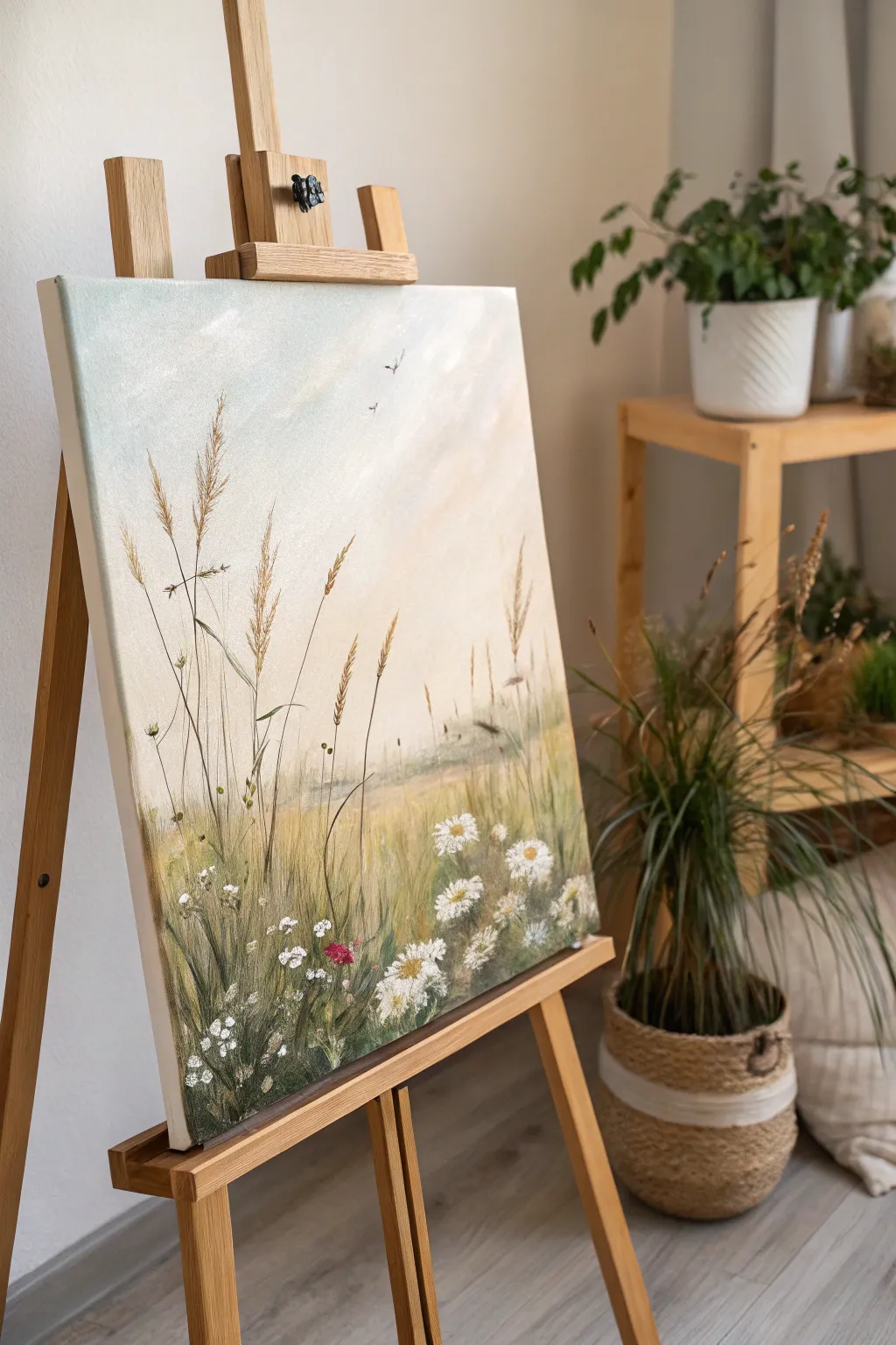 Transform your classroom into a serene oasis with nature-inspired art. 🌿🎨 #ScandinavianStyle #BohoChic #ClassroomCalm